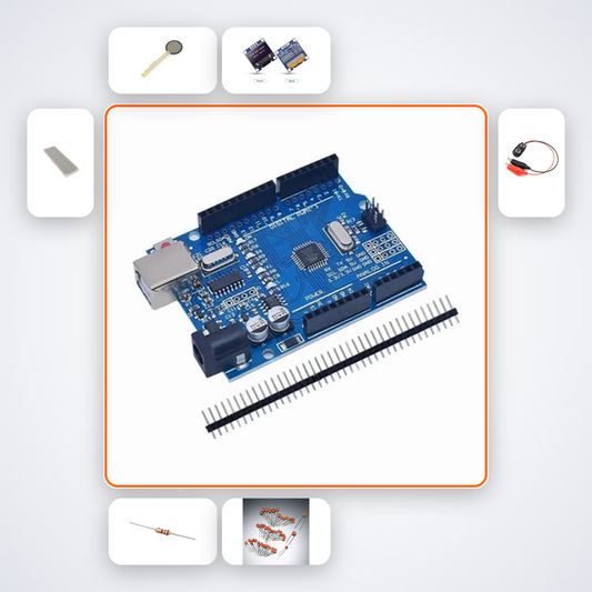 Force Pressure Mapping Kit Kit with Arduino Uno + LED