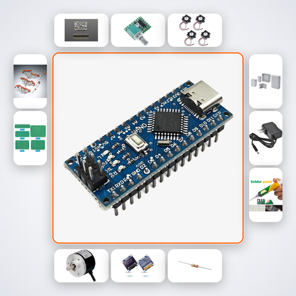 Formant Vowel Synthesiser Kit with Arduino Due + LED