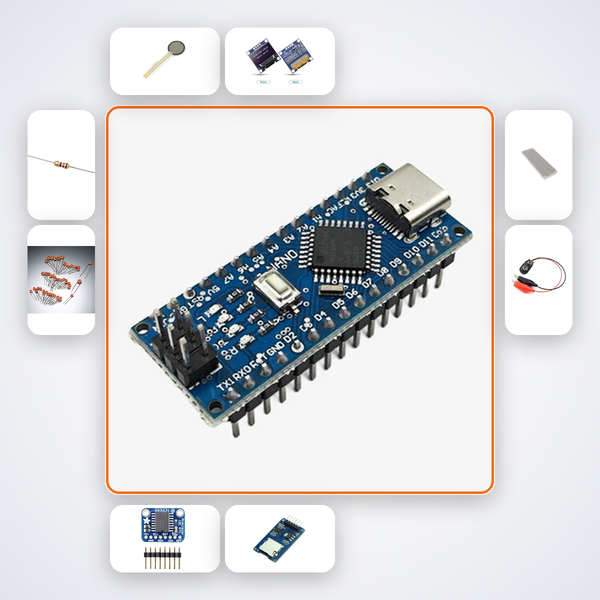 Gait Analysis Insole Kit with Arduino Nano + LED