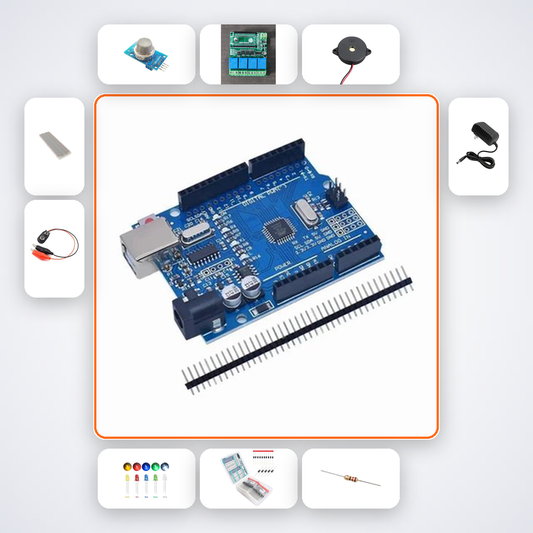 Garage Smoke Alarm Kit with Arduino Uno + Sensor