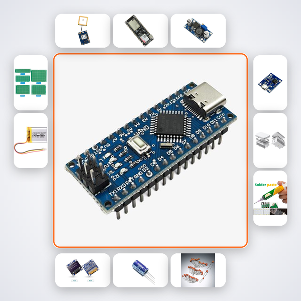 GPS Geo-Fence Vehicle Alert Variant 27 Kit with Arduino Nano + LED