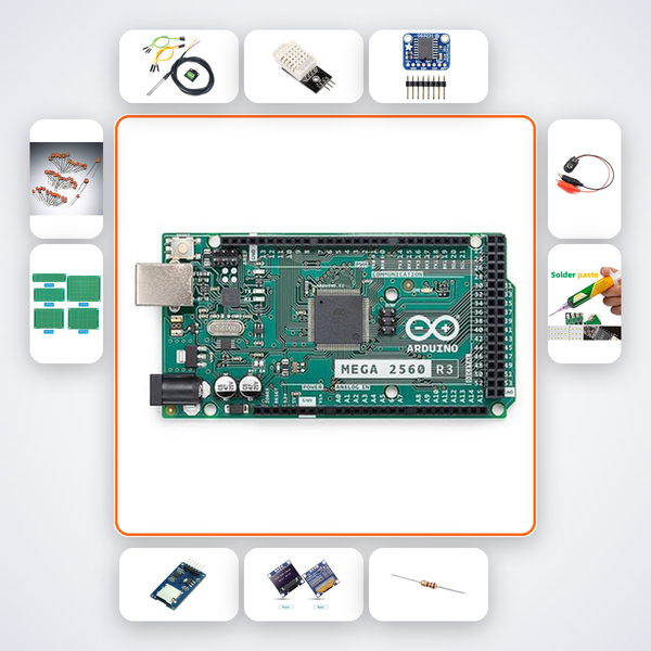 Grain Store Temperature and Humidity Array Kit with Arduino Mega + DHT22