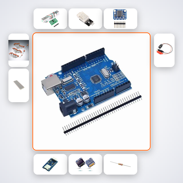 Greenhouse Climate Monitor Lab Kit with Arduino Uno + DHT22