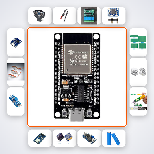 Greenhouse Rain Logger Kit with ESP32 + Ultrasonic