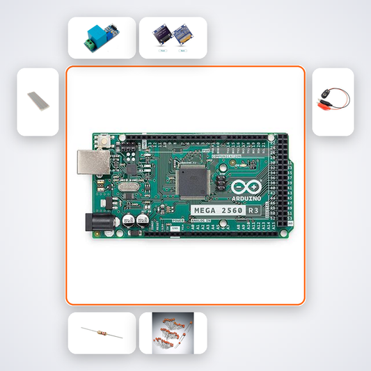 Grid Power Quality Monitor Kit with Arduino Mega + LED