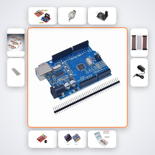 Haptic Feedback Joystick Kit with Arduino Uno + Motor