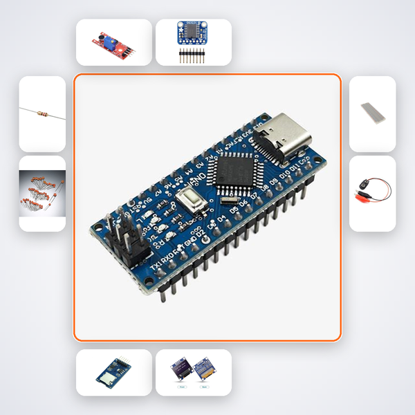 Heart Rate Variability Logger Kit with Arduino Nano + Sensor