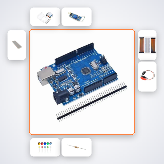 Home Security Motion Sensor Advanced Kit with Arduino Uno + LED