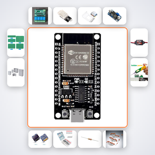 Home Security Motion Sensor Kit with ESP32 + Relay