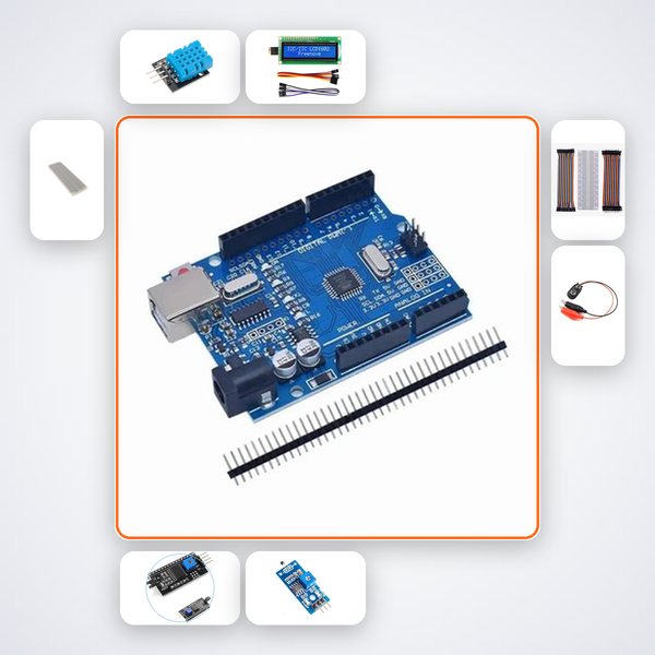 Humidity Display Kit with Arduino Uno + DHT22