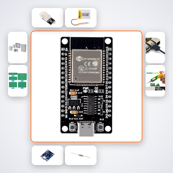 HVAC Performance Monitor Kit with ESP32 + DHT22 v10