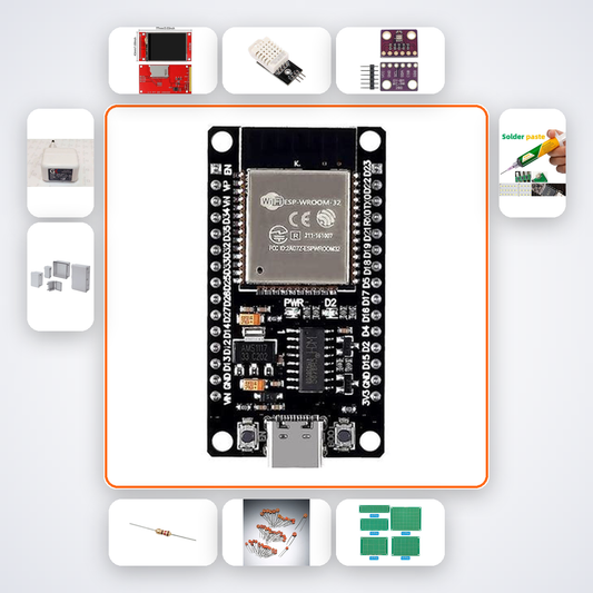 HVAC Performance Monitor Kit with ESP32 + DHT22 v2