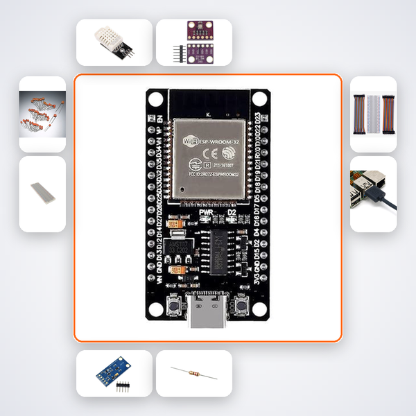 HVAC Performance Monitor Kit with ESP32 + DHT22 v7