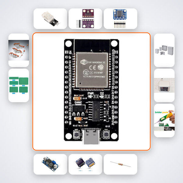 HVAC Performance Monitor Kit with ESP32 + DHT22