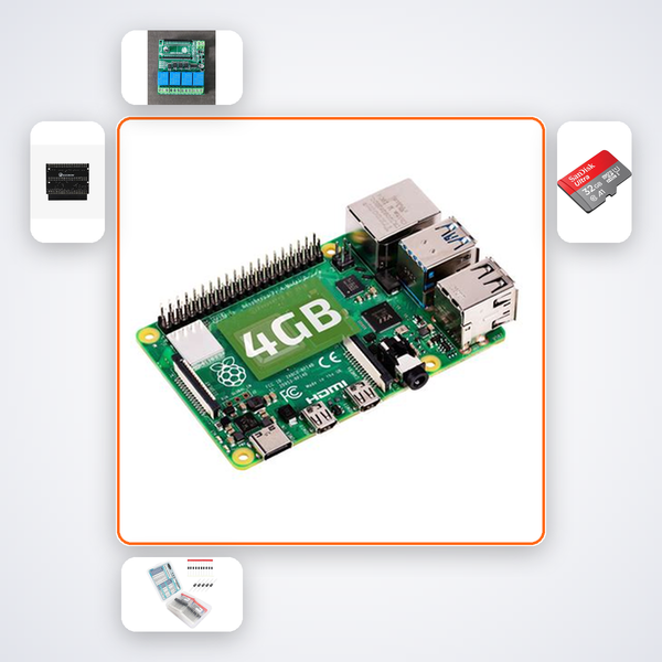 HVAC Performance Monitor Kit with Raspberry Pi 4 + Relay