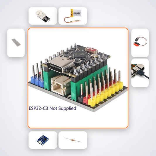 HVAC Performance Monitor Plus Kit with ESP32 + DHT22