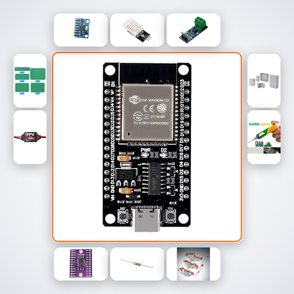 HVAC Performance Monitor Plus Kit with ESP32 + MPU6050