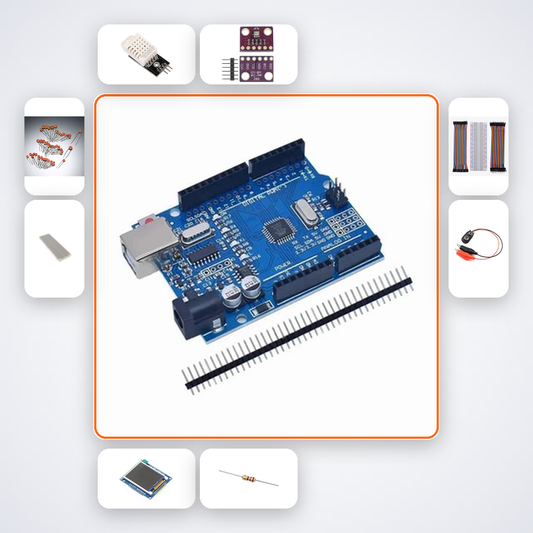 HVAC Performance Monitor Pro Kit with Arduino Uno + DHT22