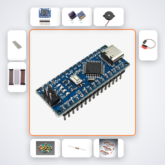 Hydration Reminder Watch Kit with Arduino Nano + LED