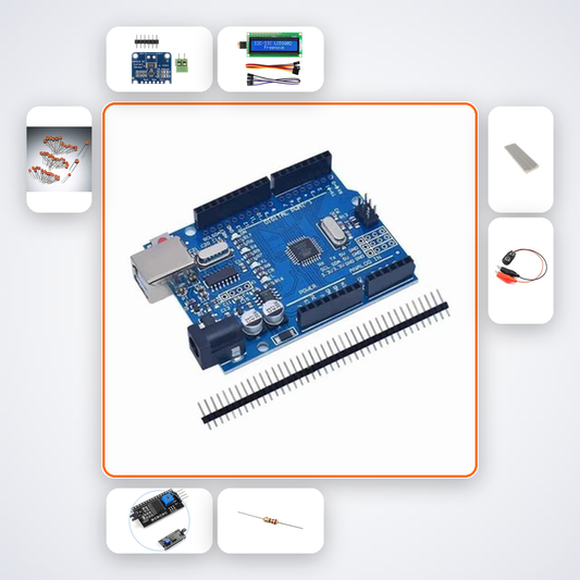 INA219 Power Monitor Starter Kit Kit with Arduino Uno + Sensor