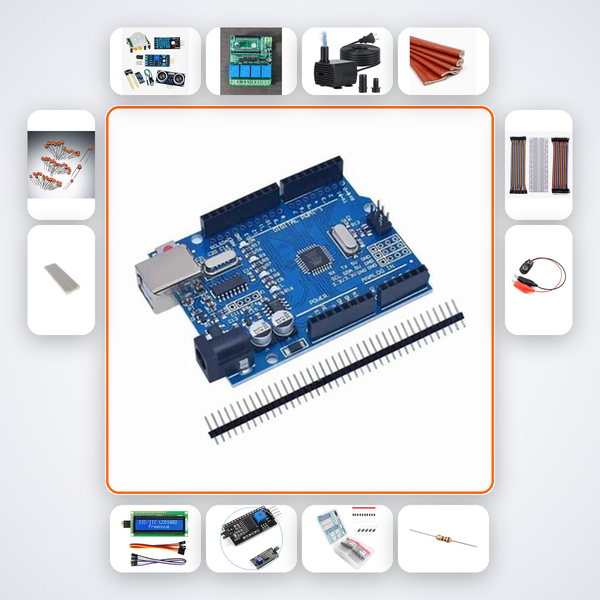 Indoor Houseplant Monitor Pro Kit with Arduino Uno + Sensor