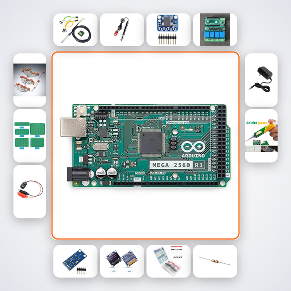 Industrial Boiler Temp Monitor Kit with Arduino Mega + Relay