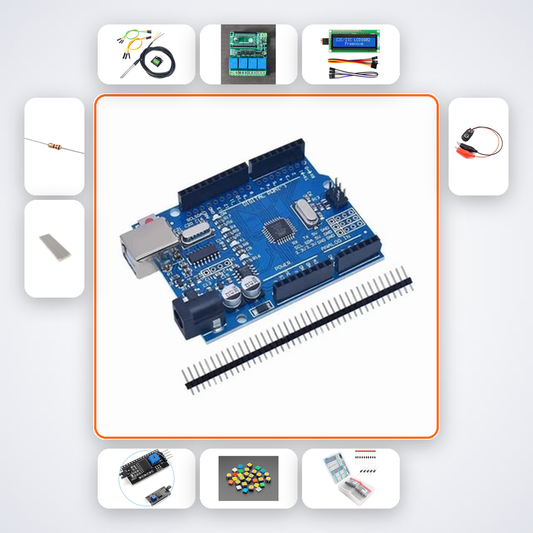 Industrial Boiler Temp Monitor Kit with Arduino Uno + Relay