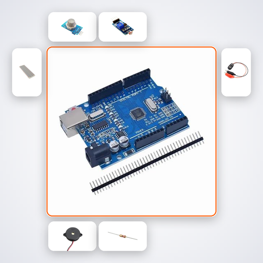 Industrial Gas Leak Detector Kit with Arduino Uno + Sensor