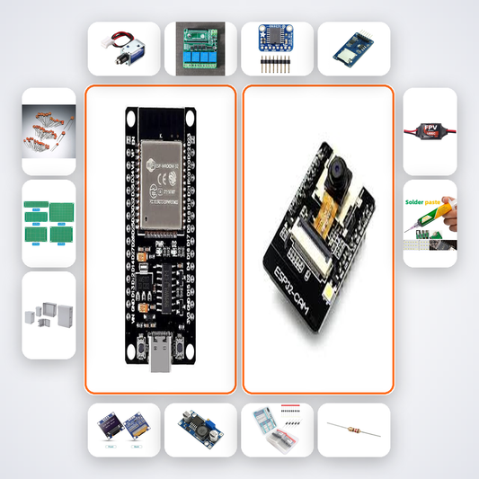 Industrial Relay Switch Controller Pro Kit with ESP32 + Camera