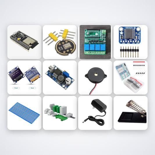 Industrial Voice Safety Interlock Kit with ESP32 + Relay