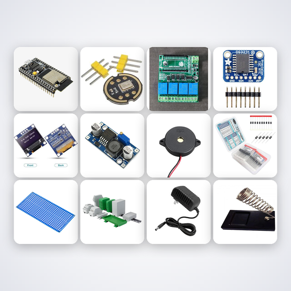 Industrial Voice Safety Interlock Kit with ESP32 + Relay