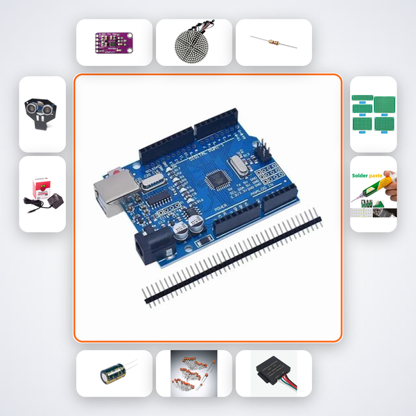 Kaleidoscope LED Mirror Box Kit with Arduino Uno + LED