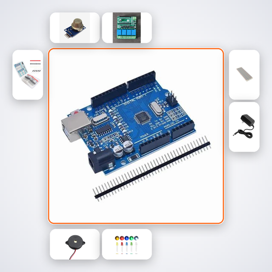Lab Gas Monitor Kit with Arduino Uno + Sensor