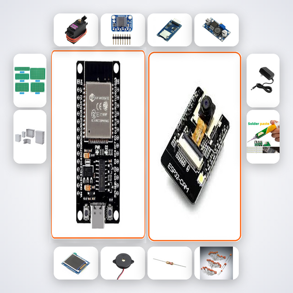 License Plate Recognition Gate Controller Kit with ESP32 + Camera