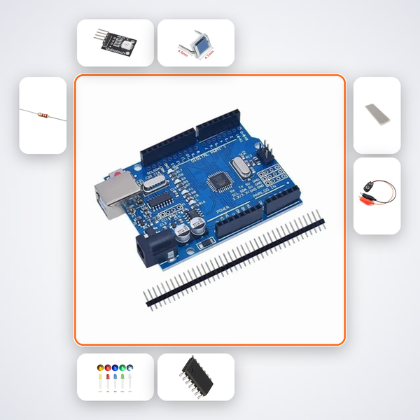 Light Curtain Safety Gate Variant 14 Kit with Arduino Uno + LED