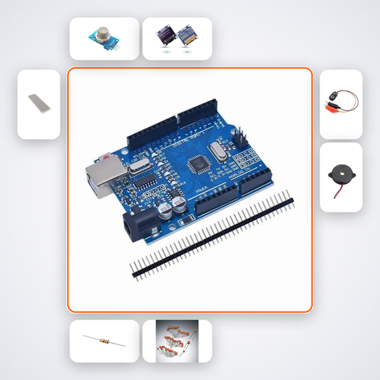 Lightning Counter Kit with Arduino Uno + Buzzer