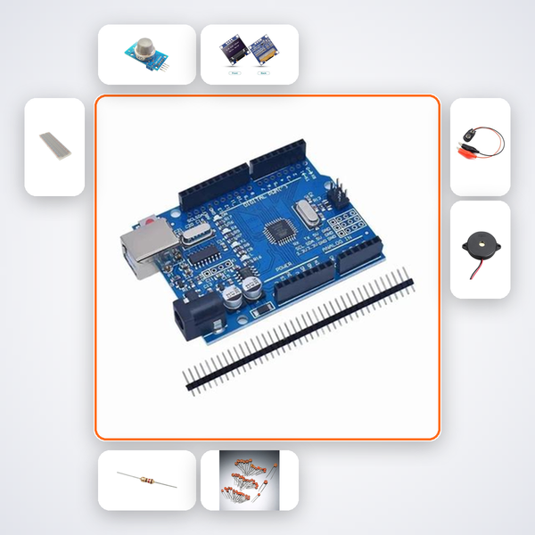 Lightning Counter Kit with Arduino Uno + Buzzer
