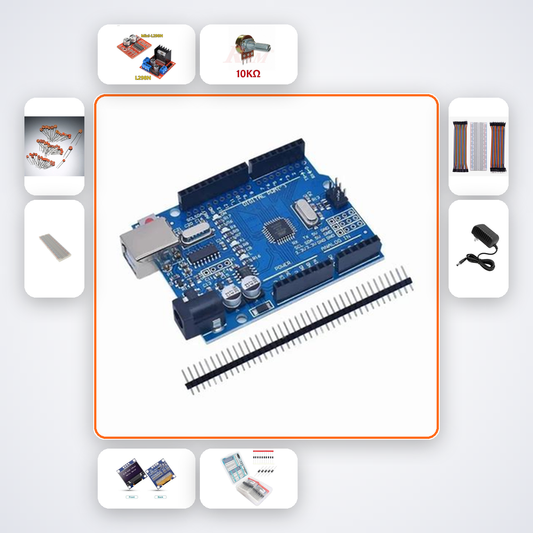 Linear Actuator Position Control Kit with Arduino Uno + LED