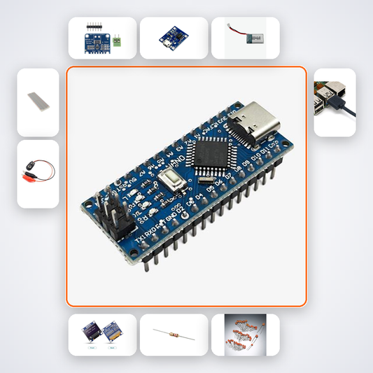 LiPo Battery Health Monitor Kit with Arduino Nano + LED