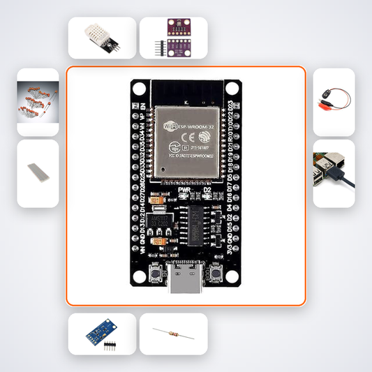 Live Sensor Data Web Charts Kit with ESP32 + DHT22