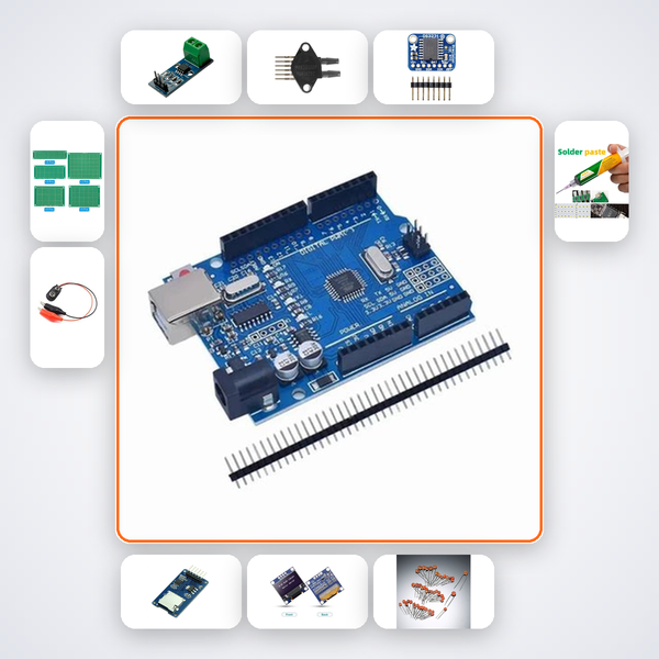 Magnetohydrodynamic Flow Demo Kit with Arduino Uno + LED