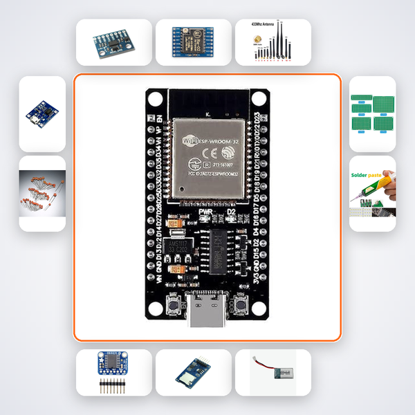 Marine Sensor Buoy Kit with ESP32 + LoRa