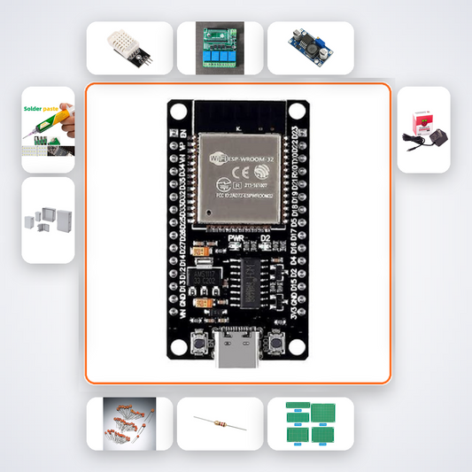 Matter-Compatible Thread Border Router Node Kit with ESP32 + DHT22