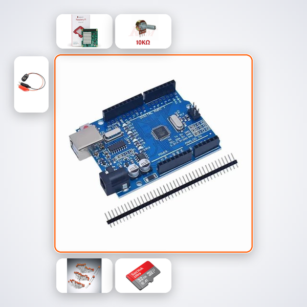 MAX7219 LED Matrix Scrolling Text Kit with Arduino Uno