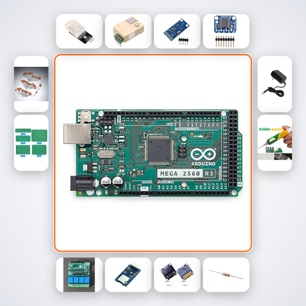 Meeting Room Ventilation Monitor Kit with Arduino Mega + DHT22