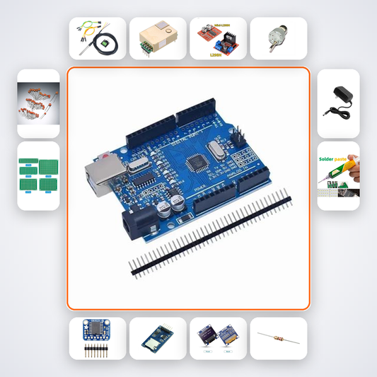 Meeting Room Ventilation Monitor Kit with Arduino Uno + Motor
