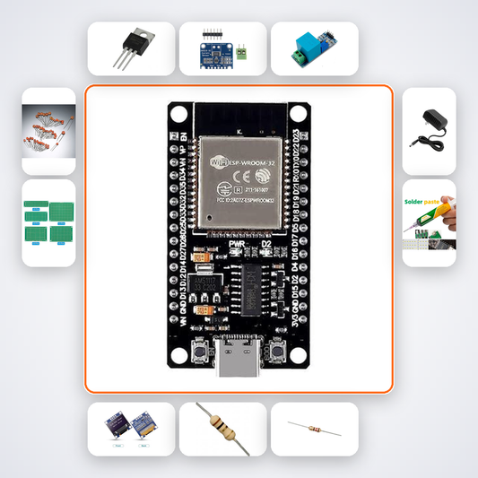 Micro Inverter Grid Tie Simulator Kit with ESP32 + LED