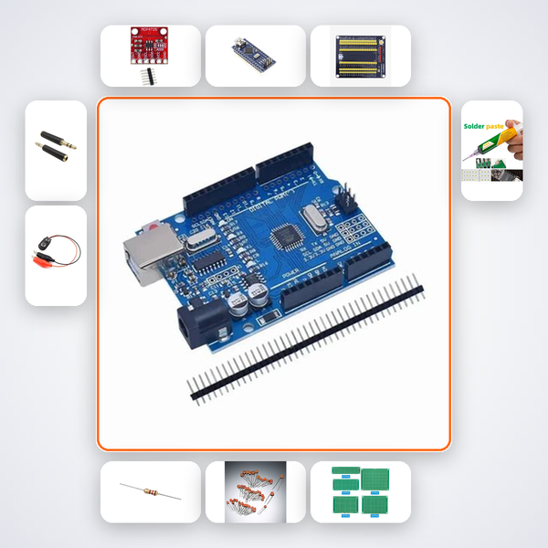 MIDI to CV Converter Kit with Arduino Uno
