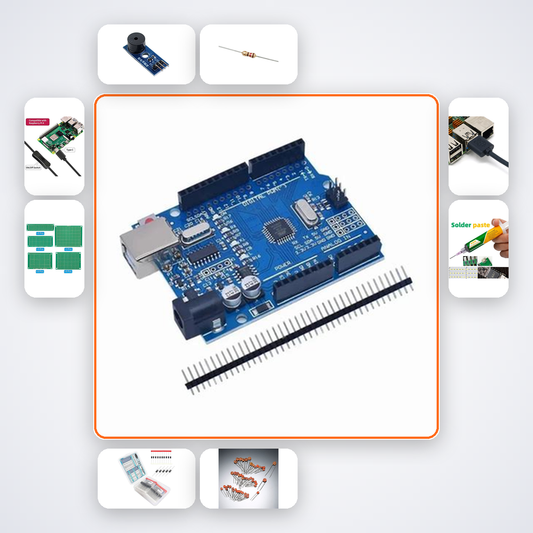 MIDI Velocity Drum Controller Kit with Arduino Uno