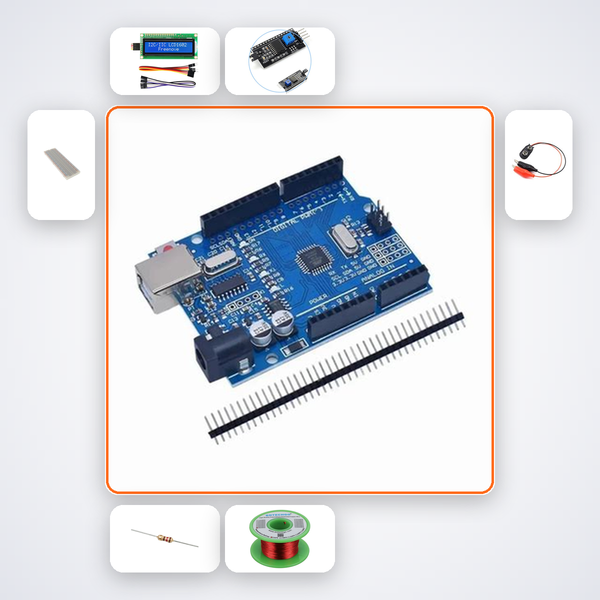 Moisture Content Wood Meter Kit with Arduino Uno